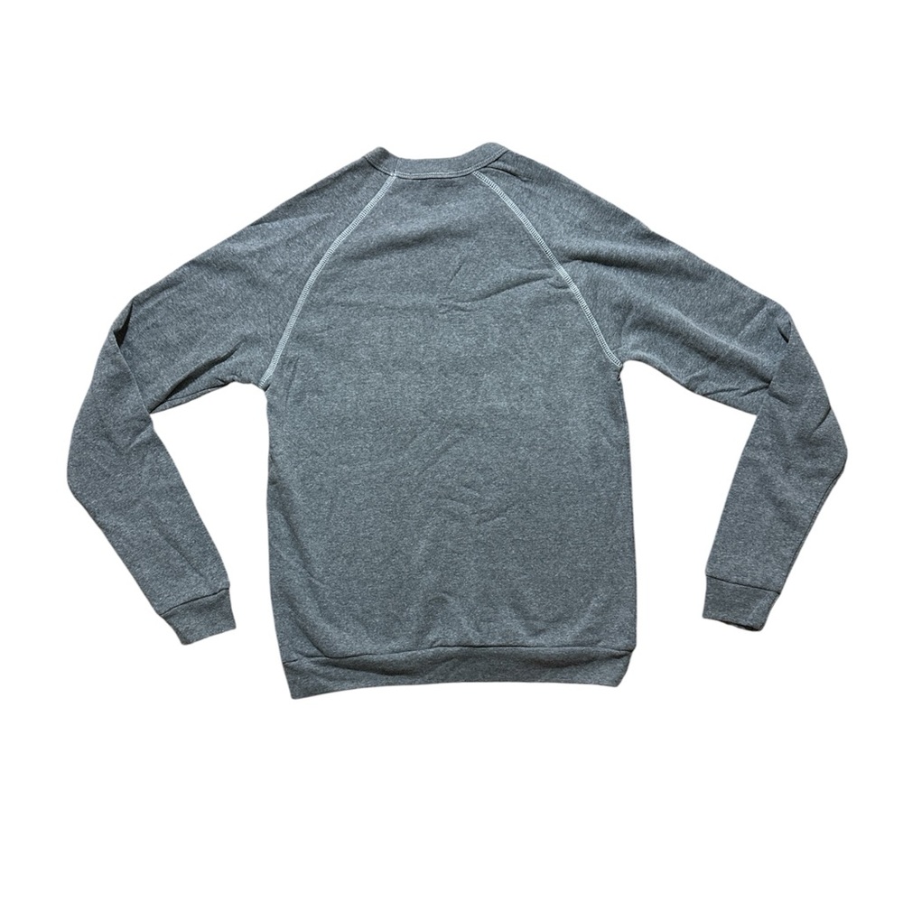 Bow & Drape Gray Crewneck Sweater CARBDASHIAN - Picture 2 of 5